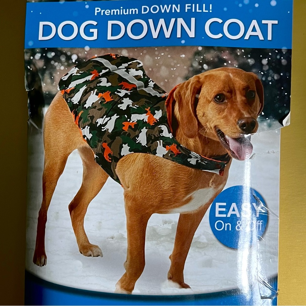 Premium DOWN FILL DOG COAT! New with Tags by Free Country. NEW WITH TAGS!